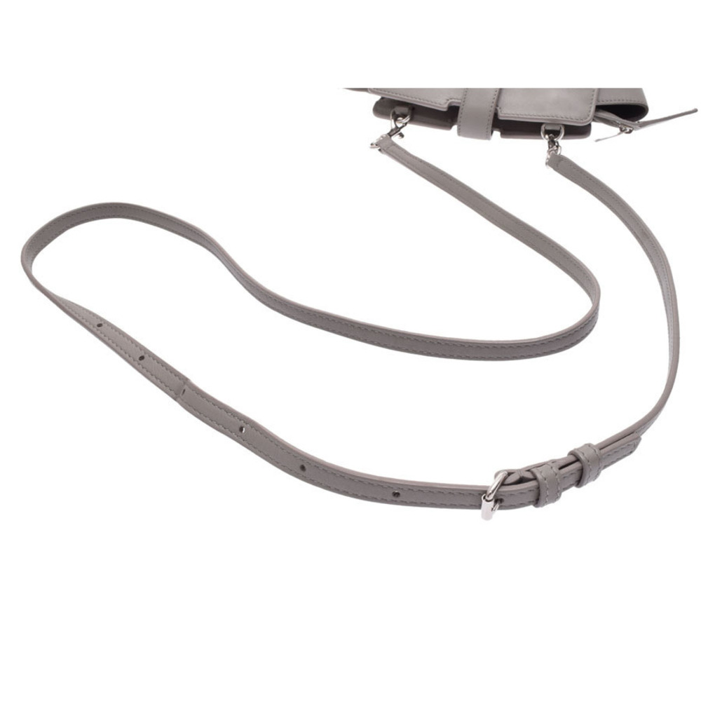 Saint Laurent Y Line Shoulder Bag Gray Calfskin - Picture 3 of 11